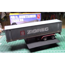 Model Plastikowy - Naczepa 40' Semi Container Trailer - AMT1196